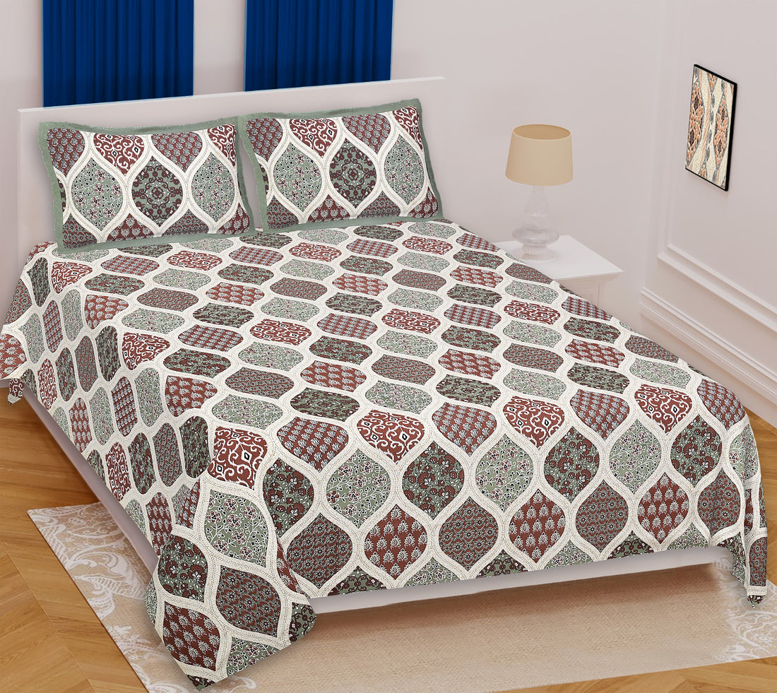 HDharohar Ajrak Bedsheet