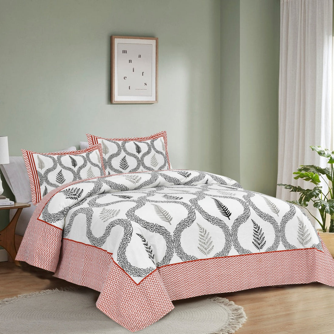 HDharohar Lahariya Bedsheet