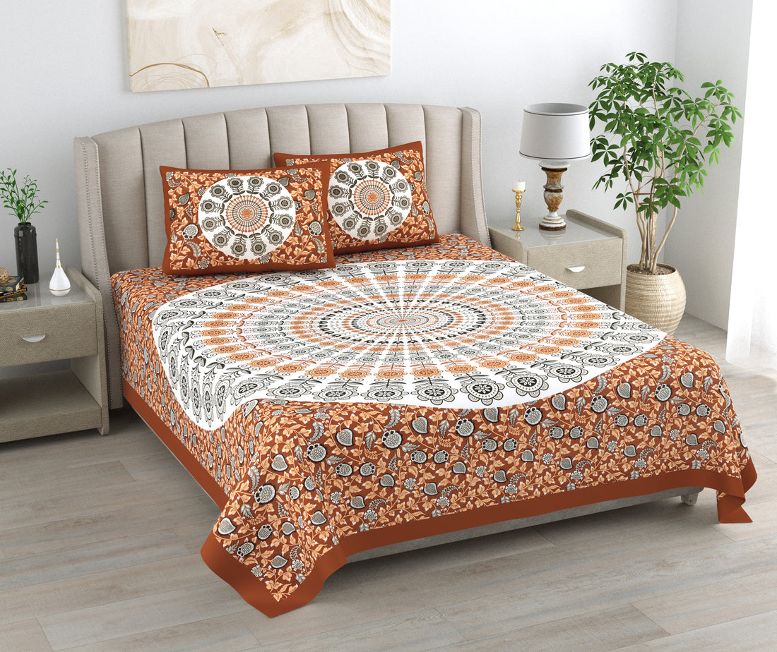 HDharohar Surmya Bedsheet