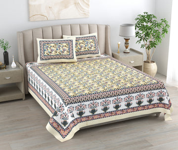 HDharohar Surmya Bedsheet