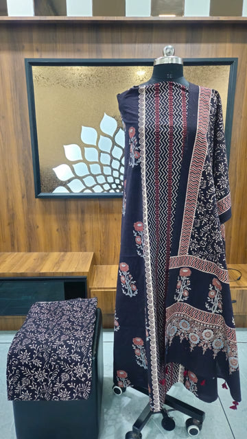 Ajrak Suit Set