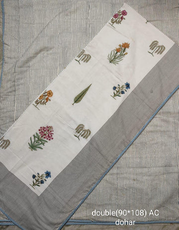 Latest Hand block print Double Bed Dohar Premium Collection