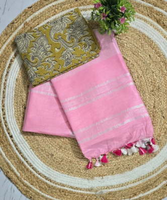 Linen Cotton Sarees