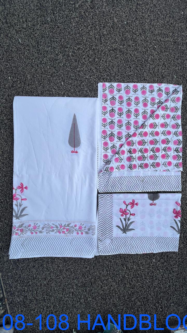 Hdharohar Handblock Bedsheet