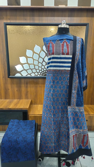 Ajrak Suit Set