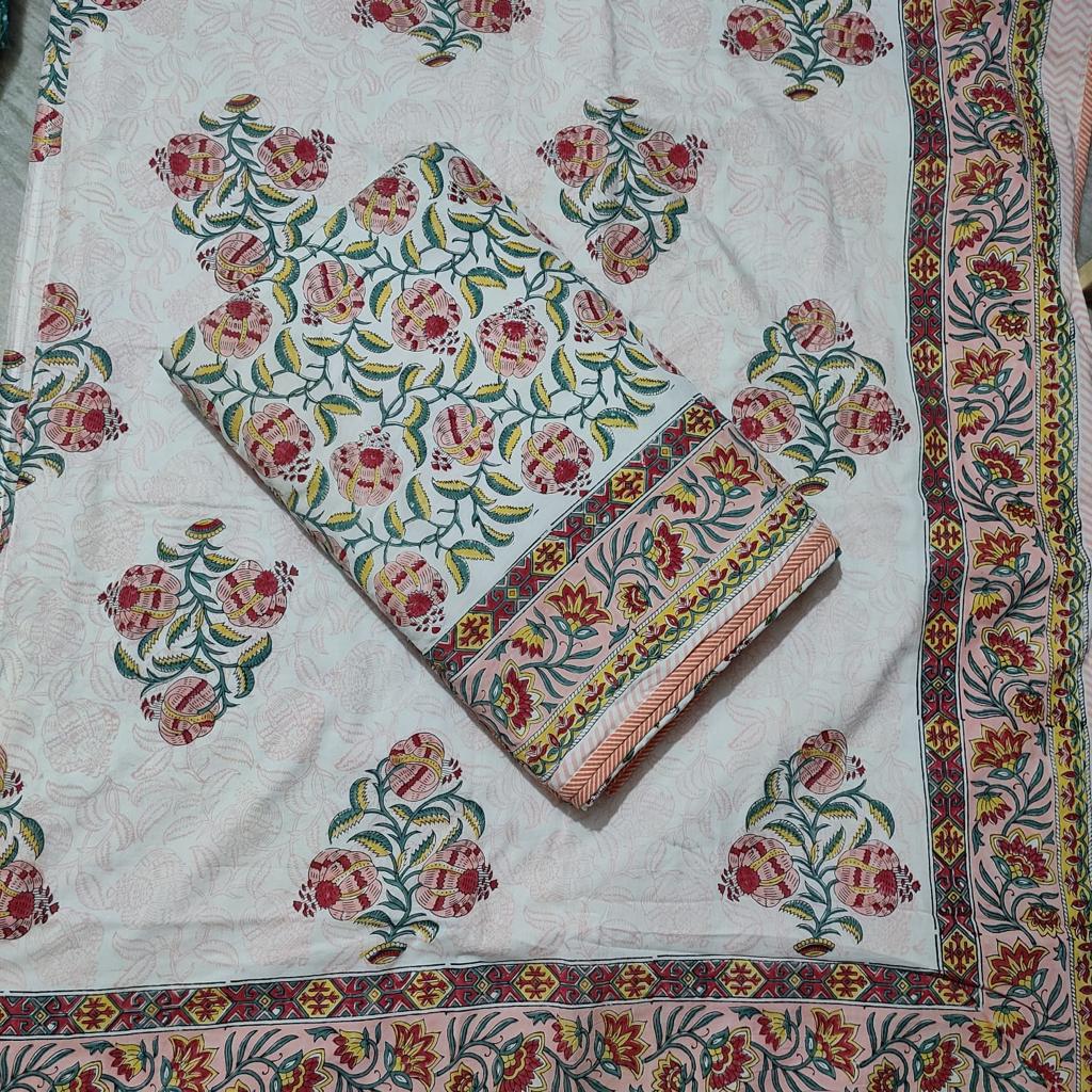Latest Hand block print Double Bed Dohar Premium Collection