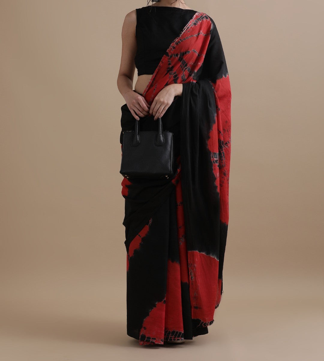 Bagru Block Print Cotton mulmul Sarees With Running Blouse